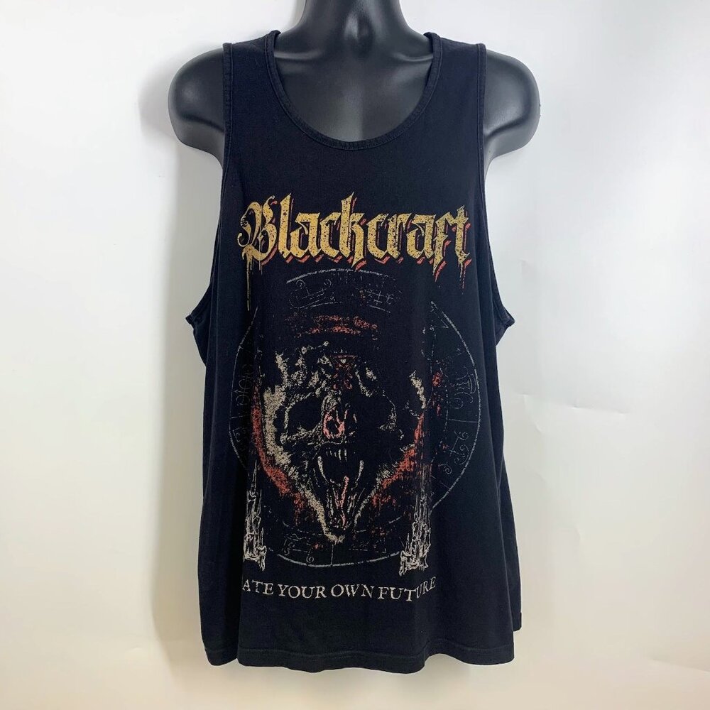 Black Craft Women's Night‎ Vision Cotton Pullover Graphic Tank Top Size 2XL